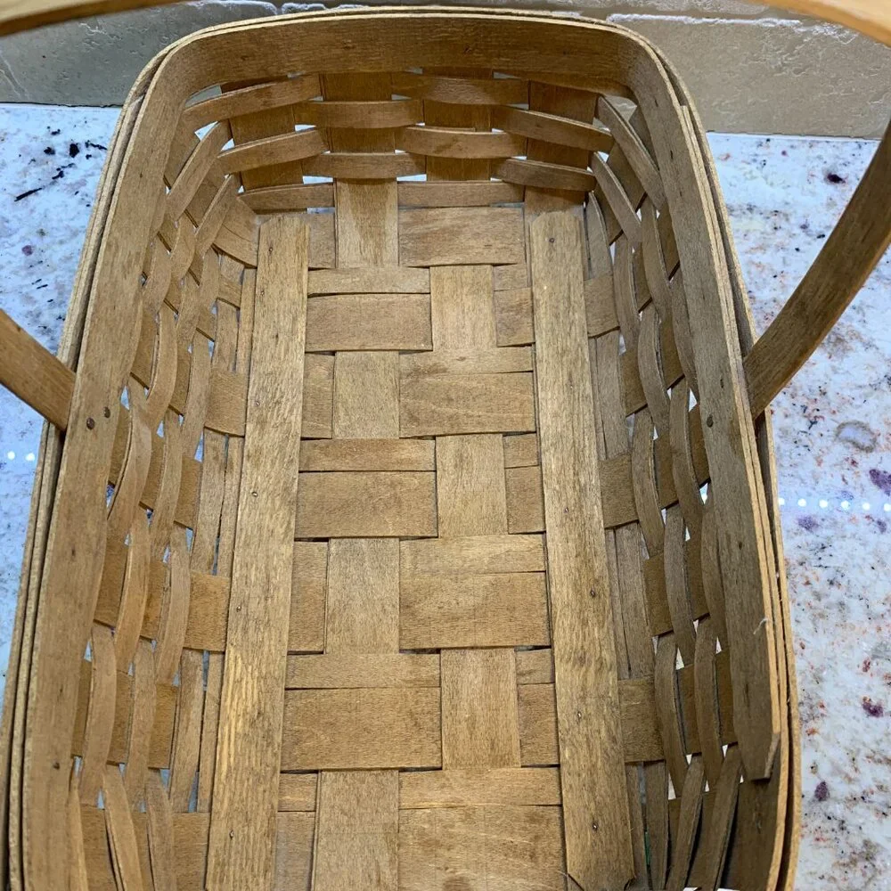 Vintage Longaberger Rectangle Basket 1985 #2